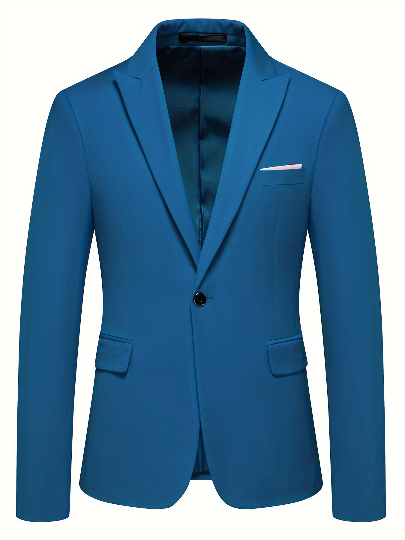 3pcs Men's Slim Fit Red Blazer Set - Elegant Business Casual Suit with Double-Breasted Jacket, Matching Pants & Vest, Elastic Waistcoat, Polyester - Perfect for Formal or Semi-Formal Occasions