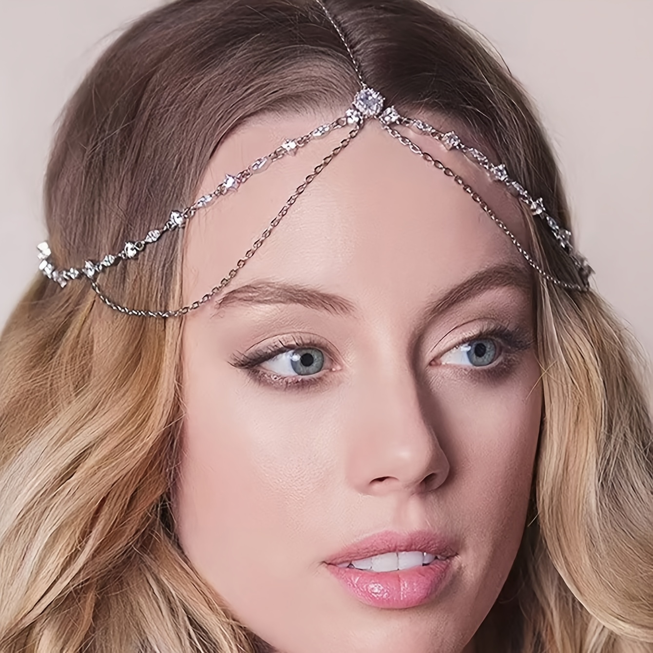 Bohemian Double-Layer Head Chain for Women, Vintage Style