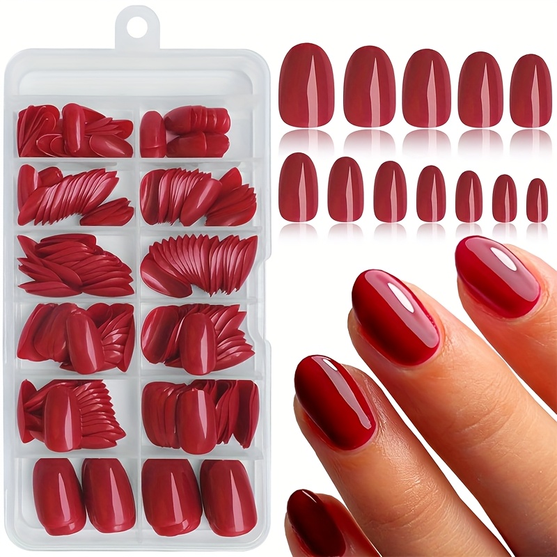 120pcs Short Oval Press On Nails Black Fake Nails, Solid Color False Nails Almond Shape Press On For Women Gift, Easy Diy Manicure