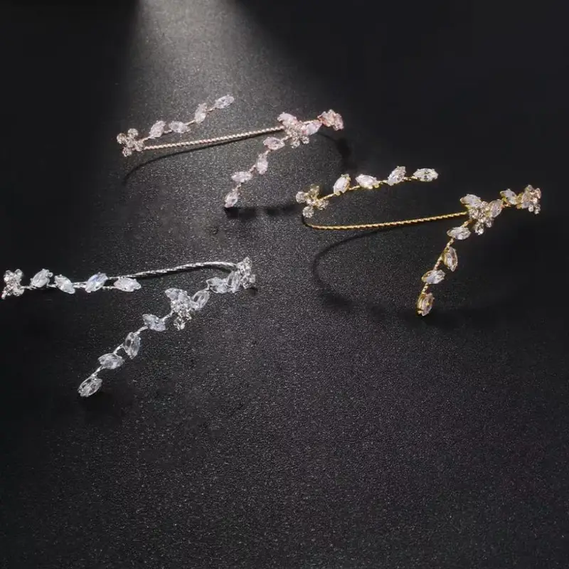 womens elegant leaf bracelet delicatechain with leaf wedding party everyday jewelry year round versatile formal casual bracelet for women minimalist gift sophisticated chic style fine Product details 1