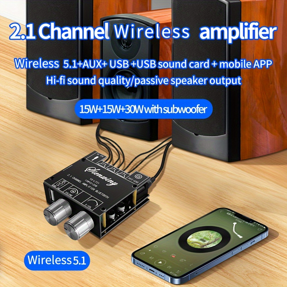 Amplificador Audio S1 Mini Amplificador Estéreo Hifi - Temu Chile