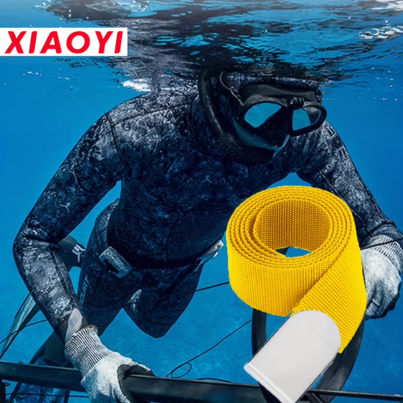 Ceinture De Plongée Apnée Cressi Serpent - Silicone, Boucle Marseillaise Rapide - Pour Apnée, Chasse Sous-Marine