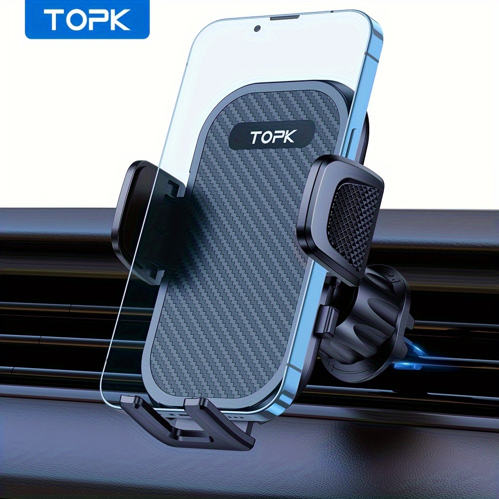  d42g phone holders for with newest metal hook clip air vent cell phone car mount hands free universal automobile cradle fit for iphone android and all smartphones details 1