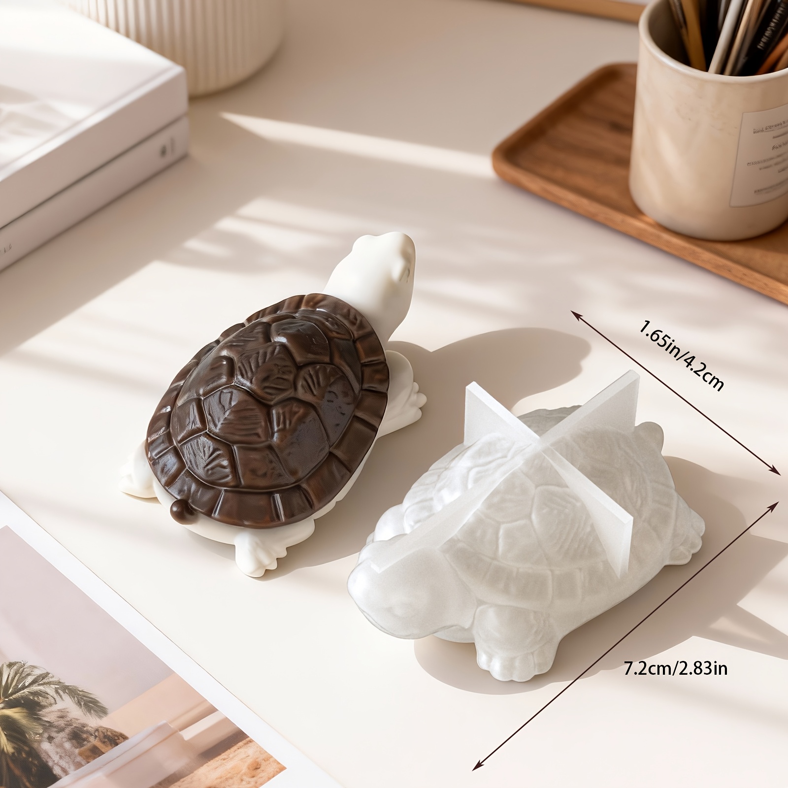 3d Turtle Mold For Diy Resin Crafts & Scented Candles - Silicone Molds Suitable For Epoxy Resin, Plaster, Plaster Wax, Turtle Figurines, Aromatherapy Candles, Holiday Crafts, Irregular Shape Turtle