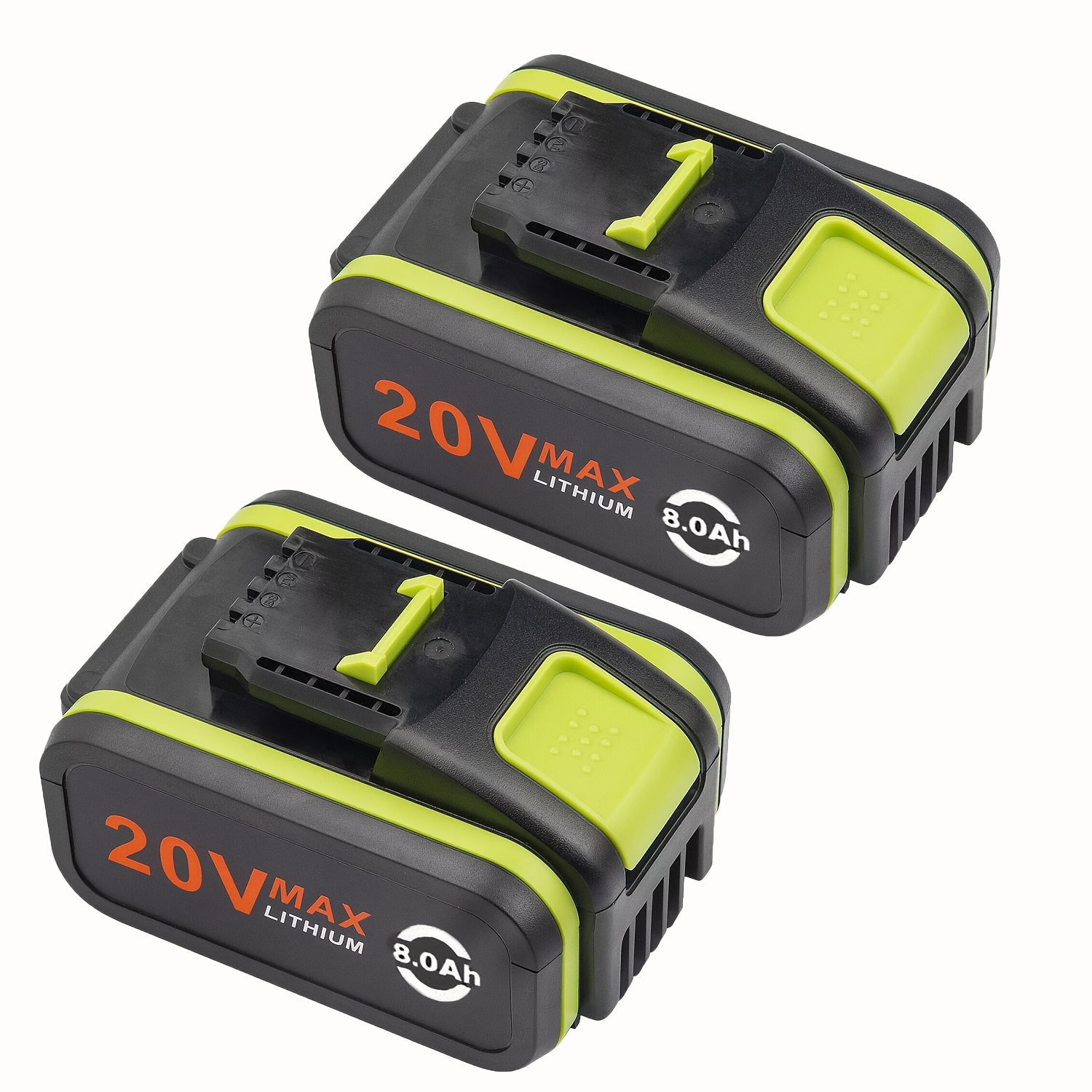Image of 4/2/1pack 8000mah Wa3551 Wxl1810a 20v Max Li- Replacement Compatible For Wa3551 Wa3551.1 Wa3553 Wa3553.1 Wa3553.2 Wg169 Wg259 Wg549 Wx166 Wx390 Wx523 Wx67 Wx176 Cordless Power Tools