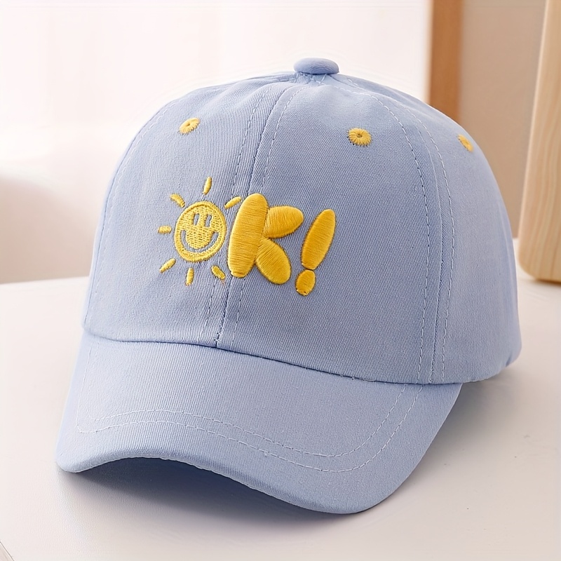 Neutral Ok Embroidered Baseball Cap
