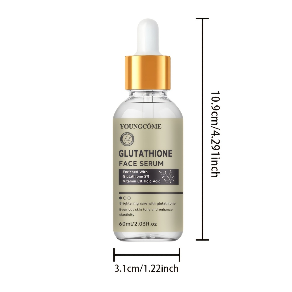 youngcome glutathione face serum contains hyaluronic acid