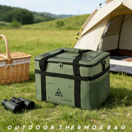 large capacity insulated cooler bag a versatile luggage bag suitable for multiple outdoor camping cooler bag insulates heat and cold locks in temperature for long reinforced carry handle super strong