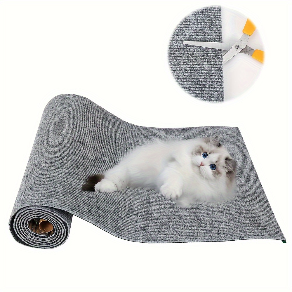 

Customizable Cat Scratch Guard - Self-adhesive, Trimmable Furniture Protector For Cats | Sofa & Carpet Shield From Claw Damage