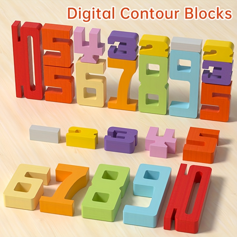 Digital Building Blocks: Numbers Added Together = Same Height Logic Game