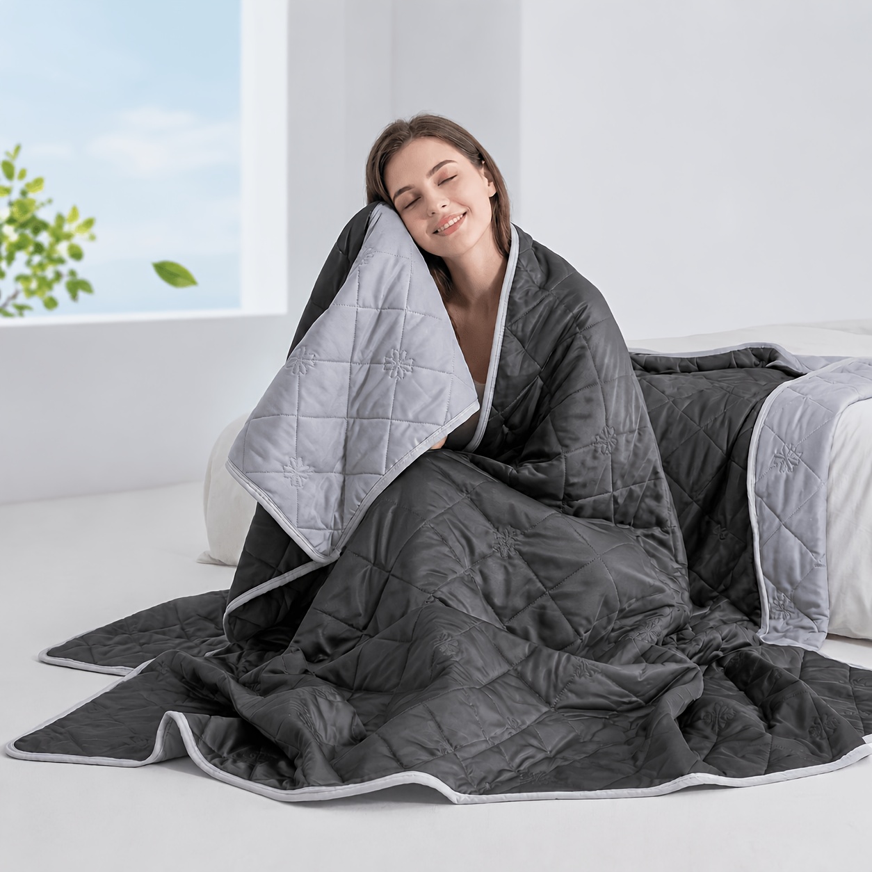 Newest Soft & Cozy Everyday Quilt | Ultrasonic Embossed, Non-fading, , Machine Washable, Suitable For Bedroom, Living Room, Use