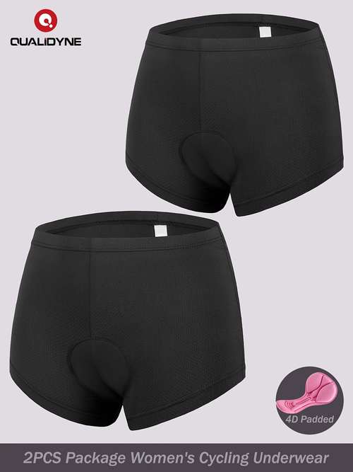 Short De Cyclisme Femme Avec Rembourrage Gel 4D - Tissu Respirant, Séchage Rapide, Coupe Ajustée - Pour VTT, Vélo De Route, Entraînement