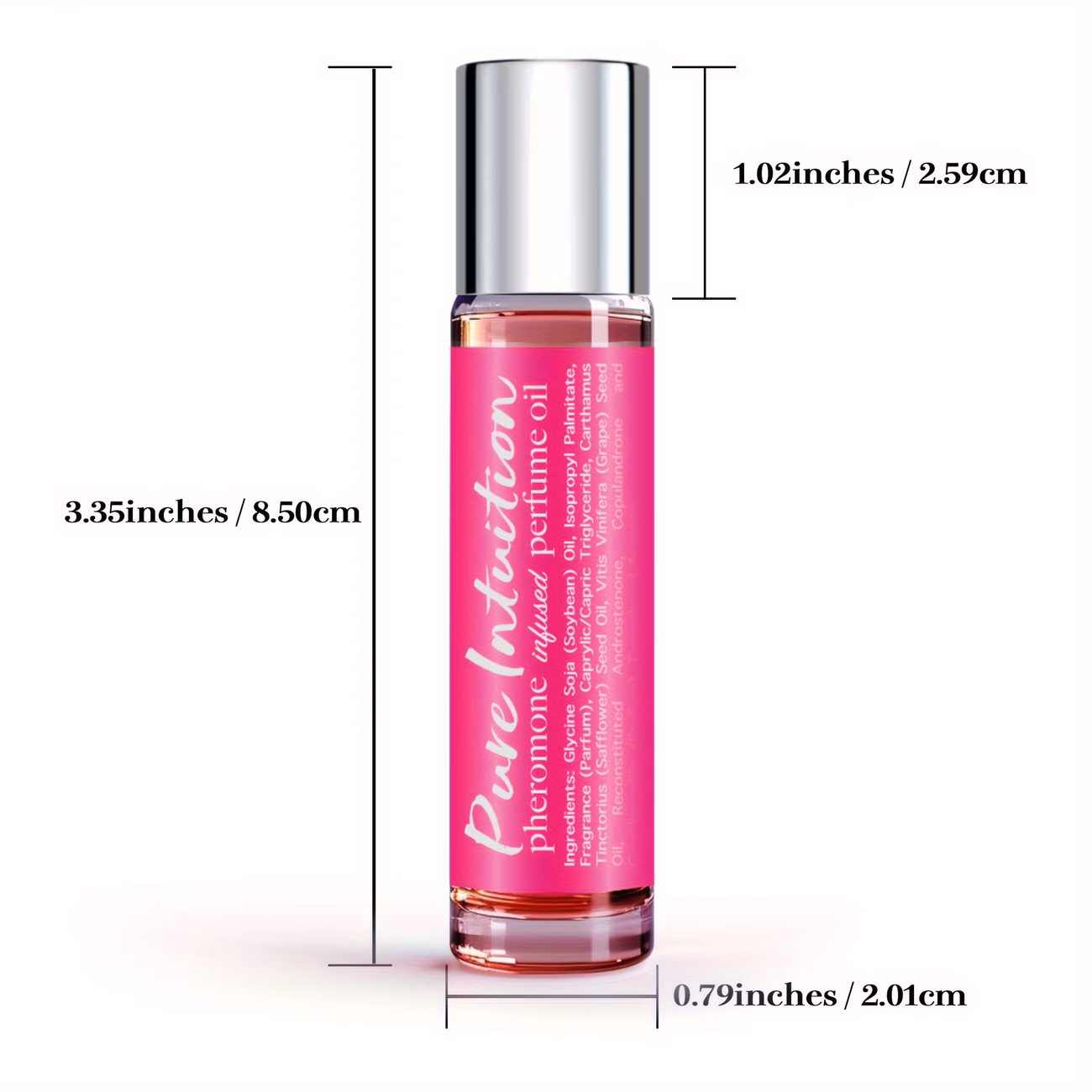 cologne suitable for him her alcohol free long lasting instant tsa travel size 0 34fl oz 10ml infused for 4 6 hour wear for Product details 3