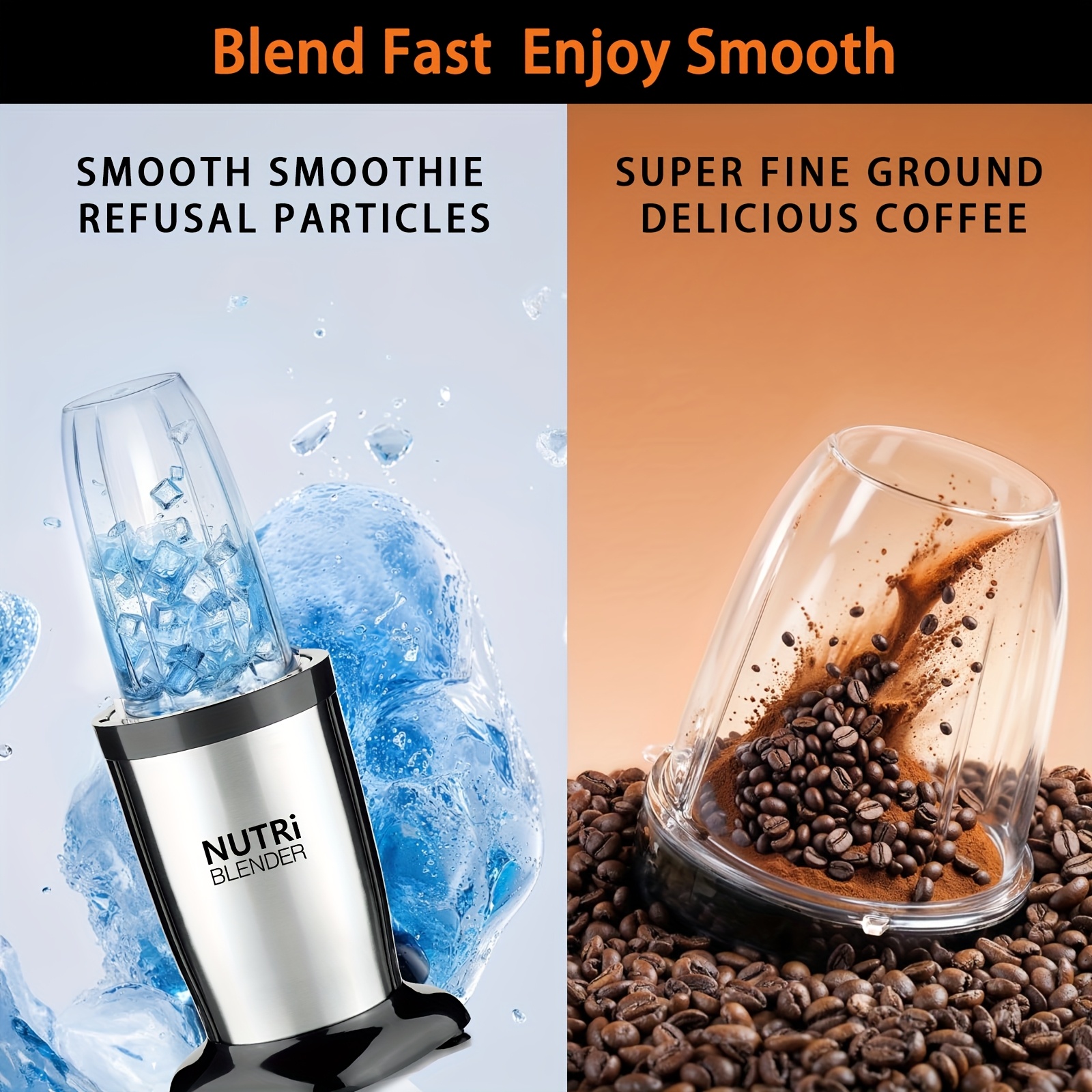 Smoothie Blender, Milkshake and Smoothie Mixer, 15-Piece Kitchen... product image 6