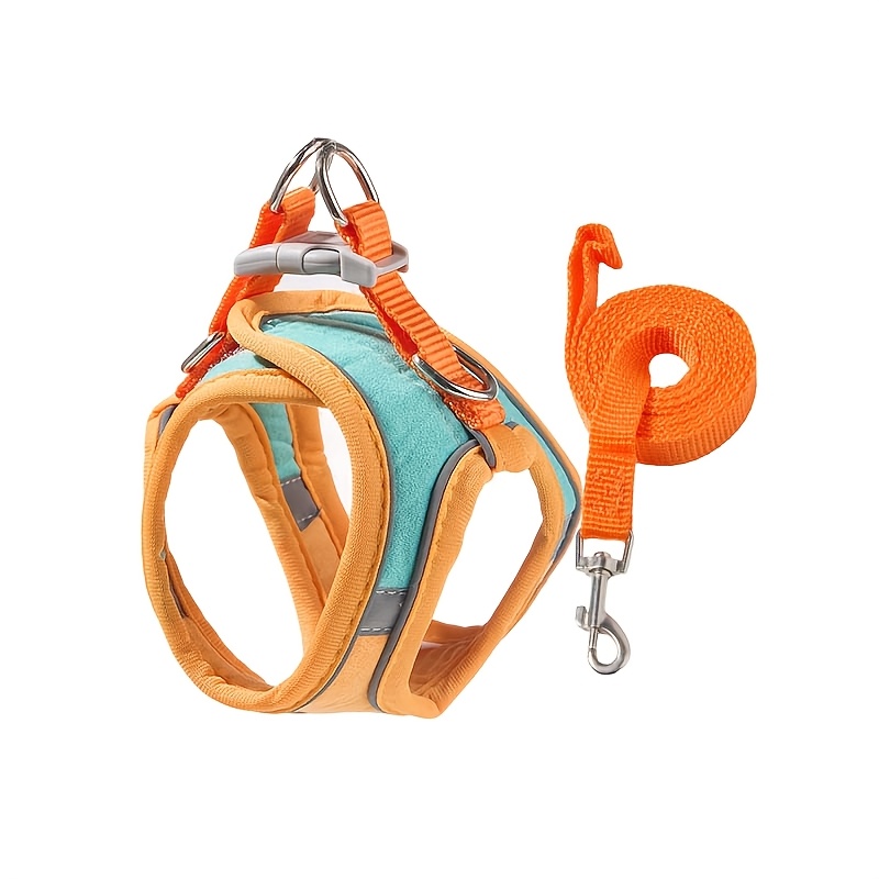 TEMU Bucatstate Rabbit Harness And Leash Set, Adjustable Escape-proof Walking Harness For Rabbits, Kittens, Puppies, And Guinea Pigs