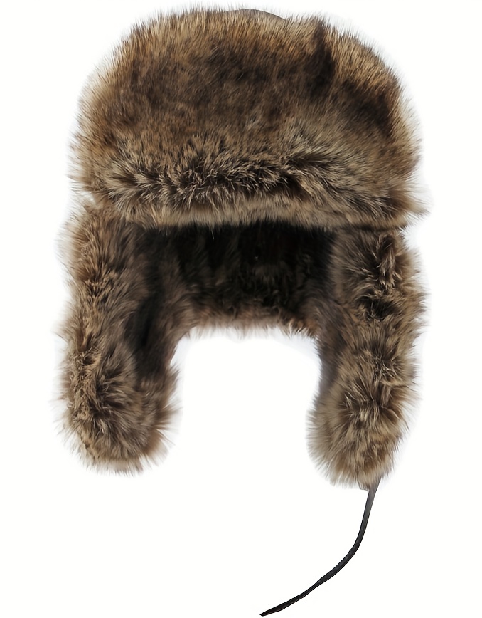 1 New Autumn And Winter Thickened Warm Men's And Women's Outdoor Warm Lei Feng Hat Windproof And Cold Ear Protection Northeast Hat_voghion.com