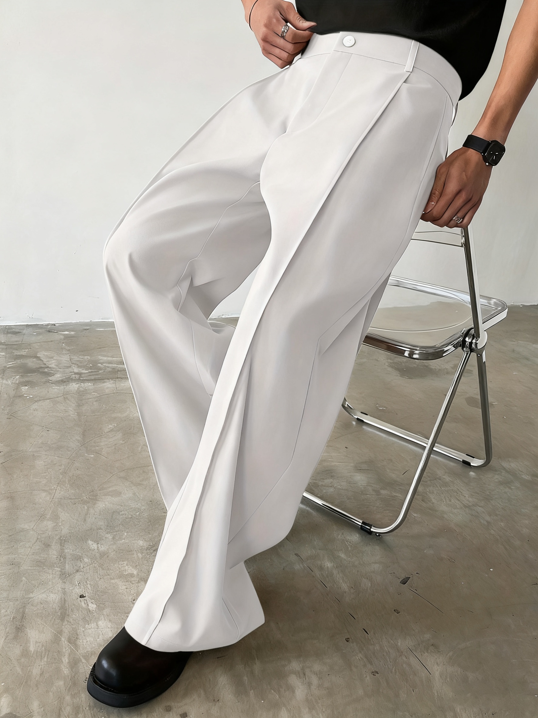 chinese dress ladies The Slate Blue Richmond Custom Dress Pant