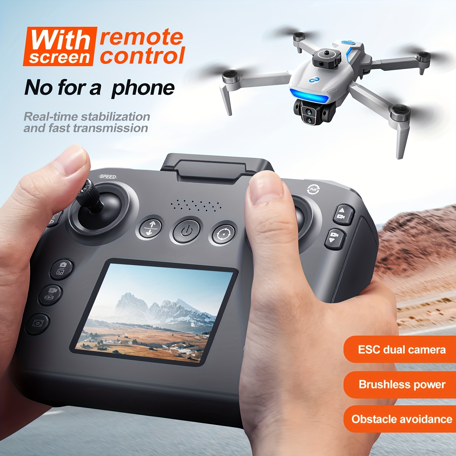 Multiple drone models available, Camera Equipped, Durable Construction