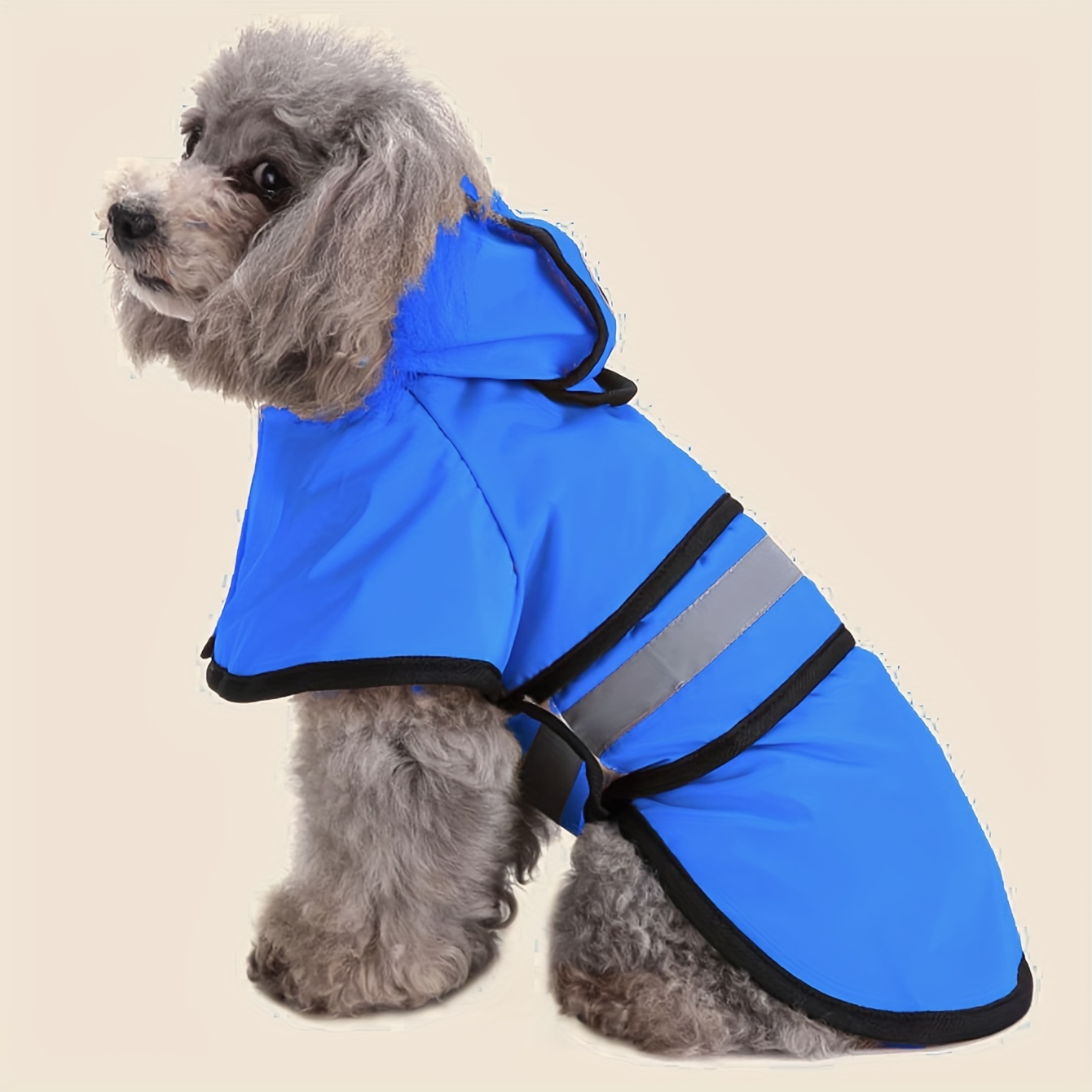 Pet raincoat, adjustable dog raincoat, thin and suitable for all seasons, with excellent waterproof performance. Available in 3 colors: yellow, blue and red. Complete sizes: XS, S, M, L, XL, 2XL, 3XL, 4XL. Suitable for all dog breeds.