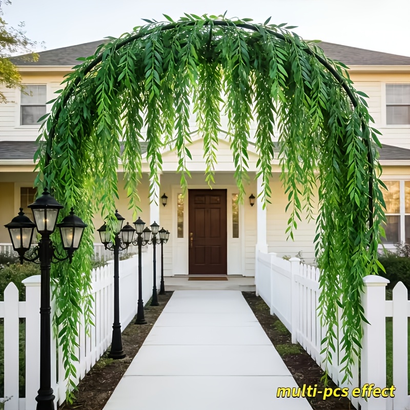 22pcs Set of Faux Wicker Green Plant Hanging Vines