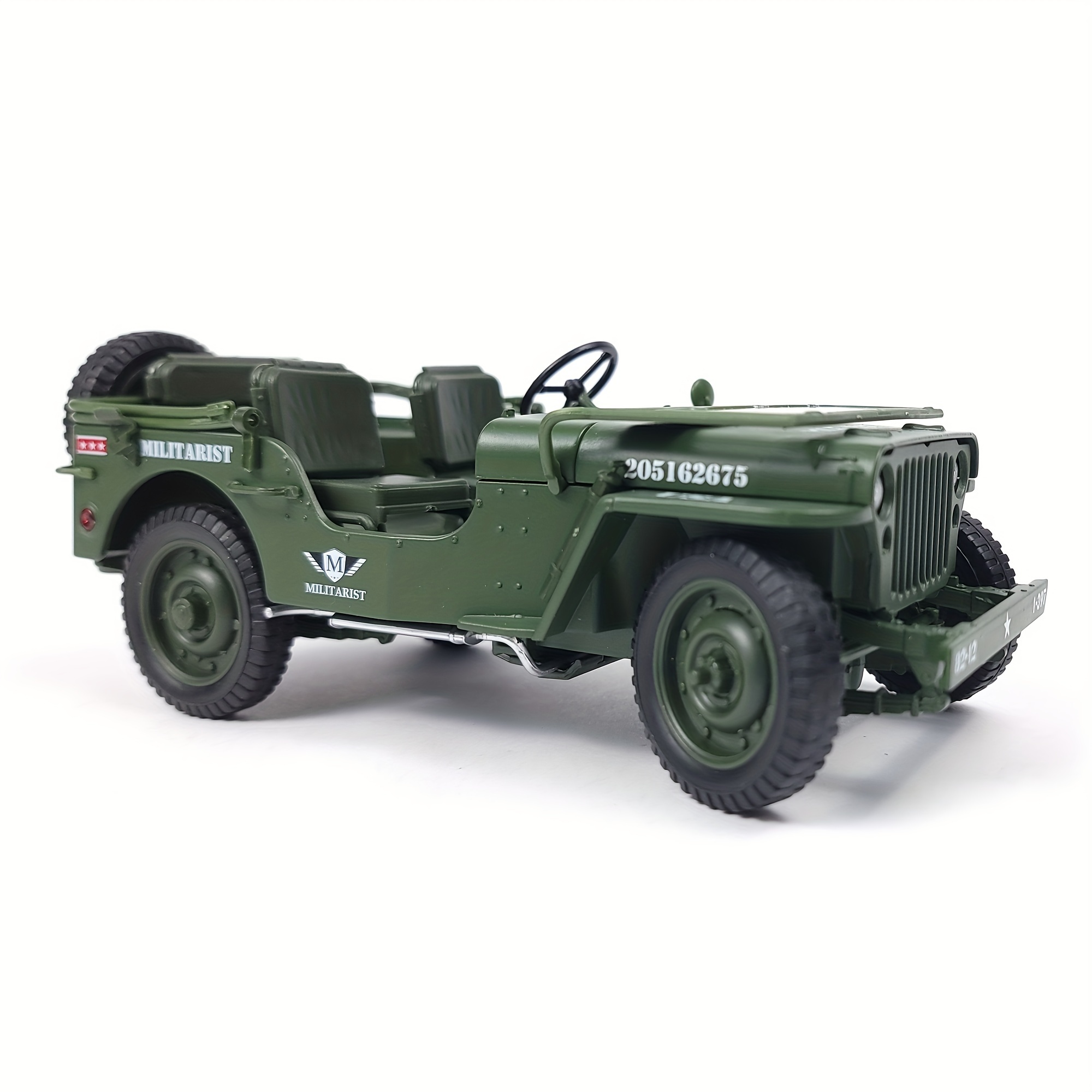 

Scale Willis Tactical Model Car Metal Diecast Military Armored Vehicle Battlefield Model Toy Collection Gift