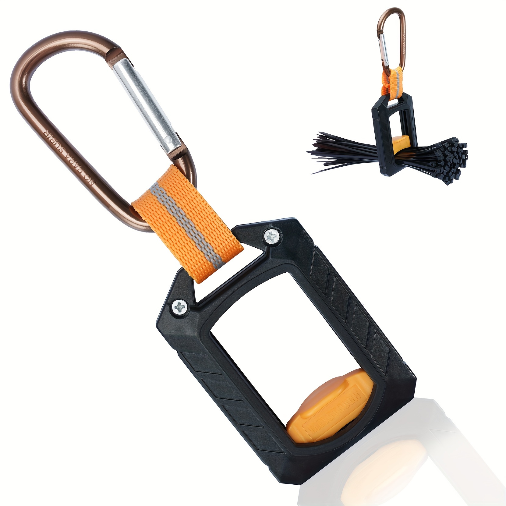 Cable Tie Holder Storage Rack with Magnetic Fixings + 200 Cable Ties