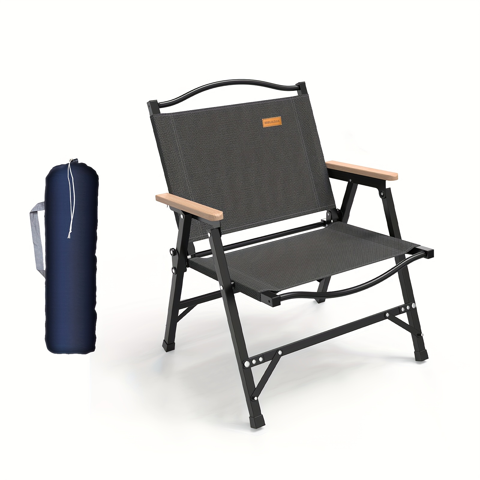 

Folding Camping Chairs, Duty For Adults, 400 Lbs, Portable Chairs Wood For