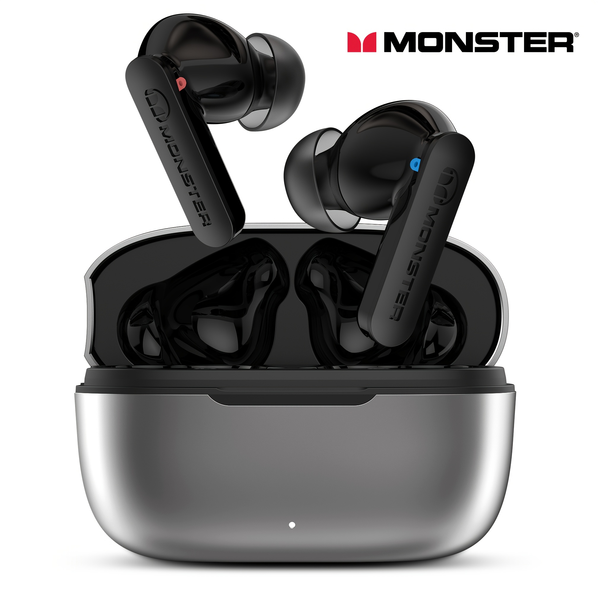 

Monstera 5.3 Wireless Earbuds, Cvc 8.0 Noise Cancelling, , 60h , Fast Charging Sports Earbuds