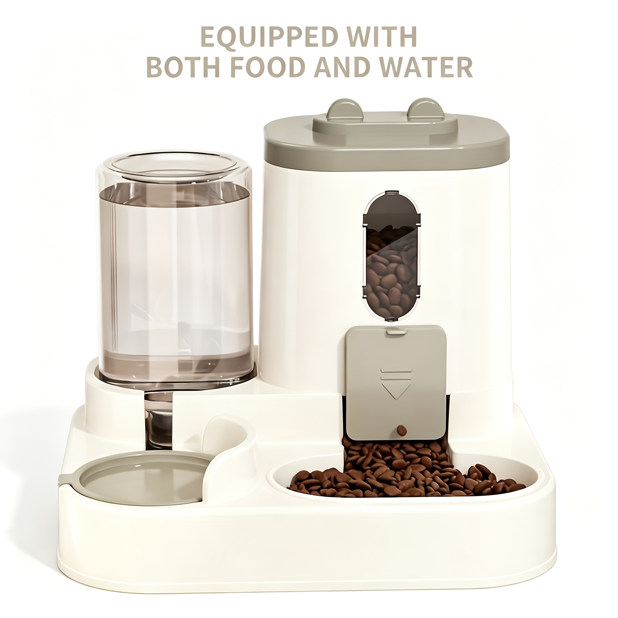 TEMU A Cat-and-dog , -one Automatic Feeder That Automatically Distributes Food And Water. A Perfect Gift For Your Pet.