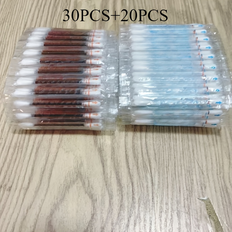 Image of A Set Of 50 Personal Care Swabs, Assorted Types, Each In Its Own Package, Ideal For Outdoor Events, Sports, Family Gatherings, Travel, Pets, And Holidays Like Christmas, Thanksgiving, And Halloween