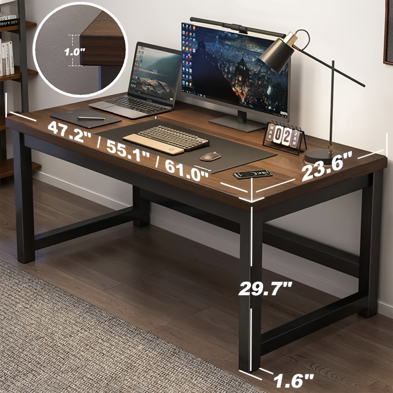 

1pc Simple Wooden Working Desk Computer Table