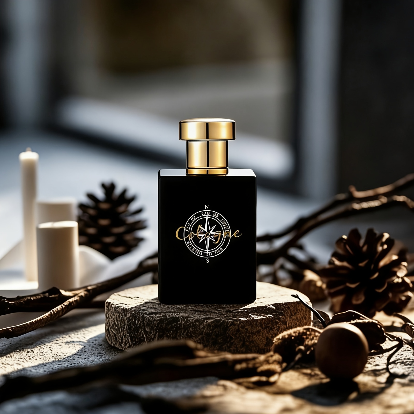 50ML/1.7FL.OZ Класически дървесен аромат Мъжки парфюм | Дълготраен и богат цитрусов аромат на сандалово дърво, Подходящ за всички поводи, Премиум подарък, Перфектен подарък за Свети Валентин и Коледа