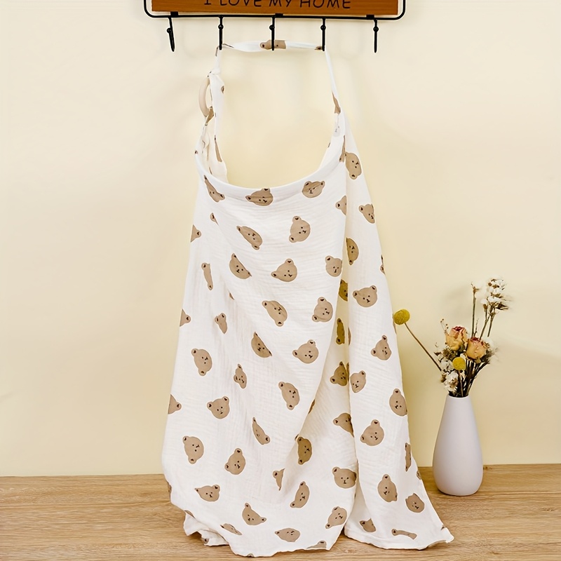 Image of 1pc Outdoor Sunshade Cover Dress, Outdoor Feeding Cover, Outdoor Shawl Anti-exposure Nursing Scarf