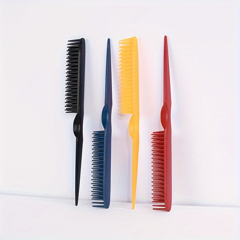 

Tonysasa Massage Brush Styling Comb Comb Easy To Carry Travel Comb Women's Straight Hair Straighten-free Plastic Comb