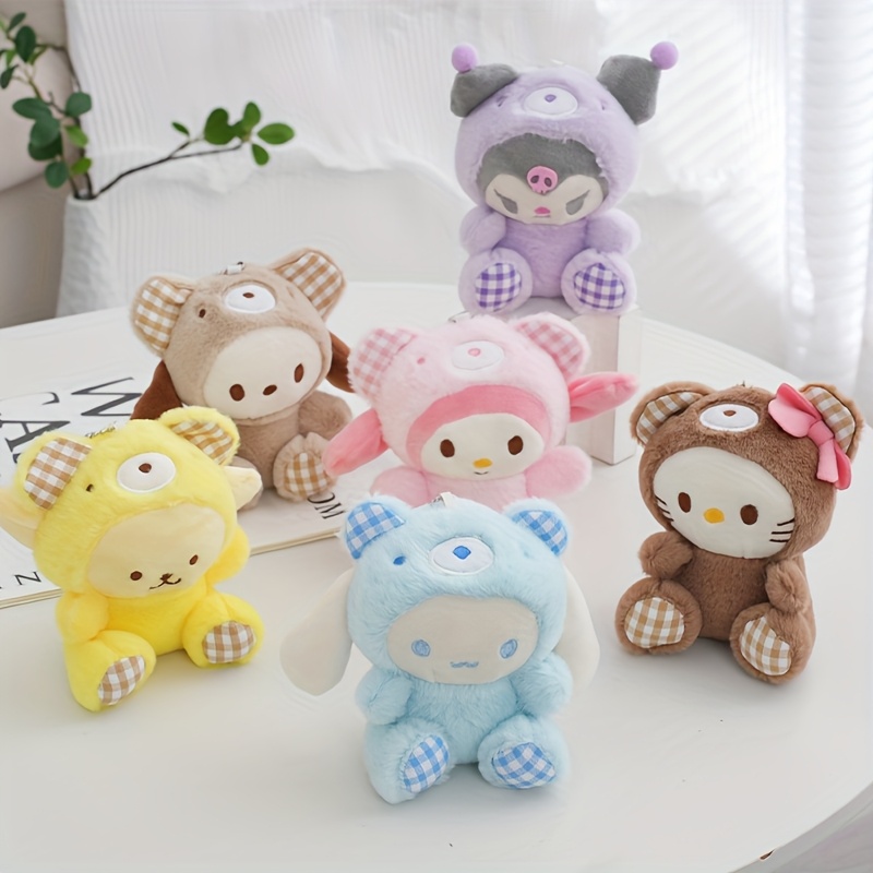 llavero peluche kawaii diseño animal dibujos animados lindo Temu