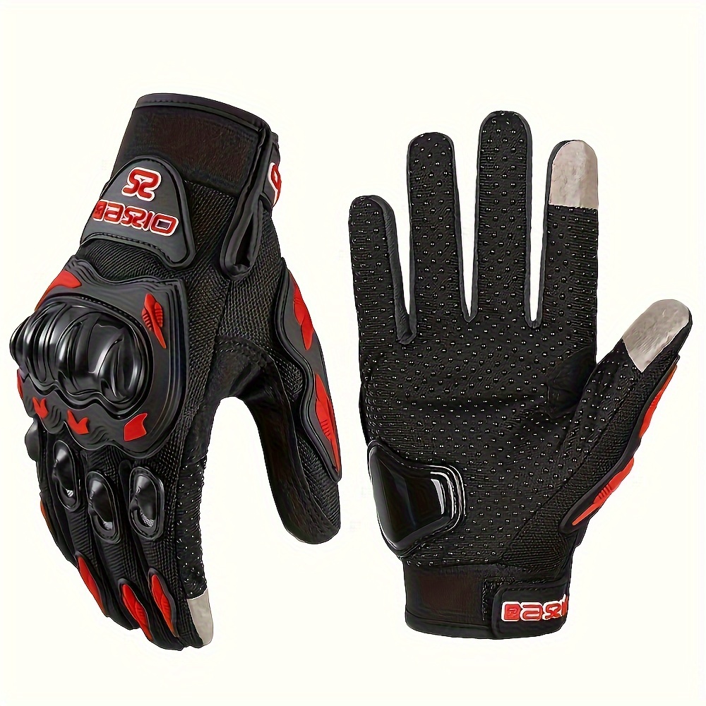 

Touchscreen Motorcycle Gloves - Anti-slip, Shockproof For Off-road Riding