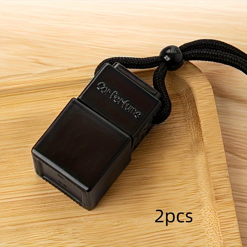 TEMU 2pcs/4pcs, Black Glass Perfume Diffuser Bottle, Car Diffuser Bottle, A Reusable Perfume Diffuser Bottle