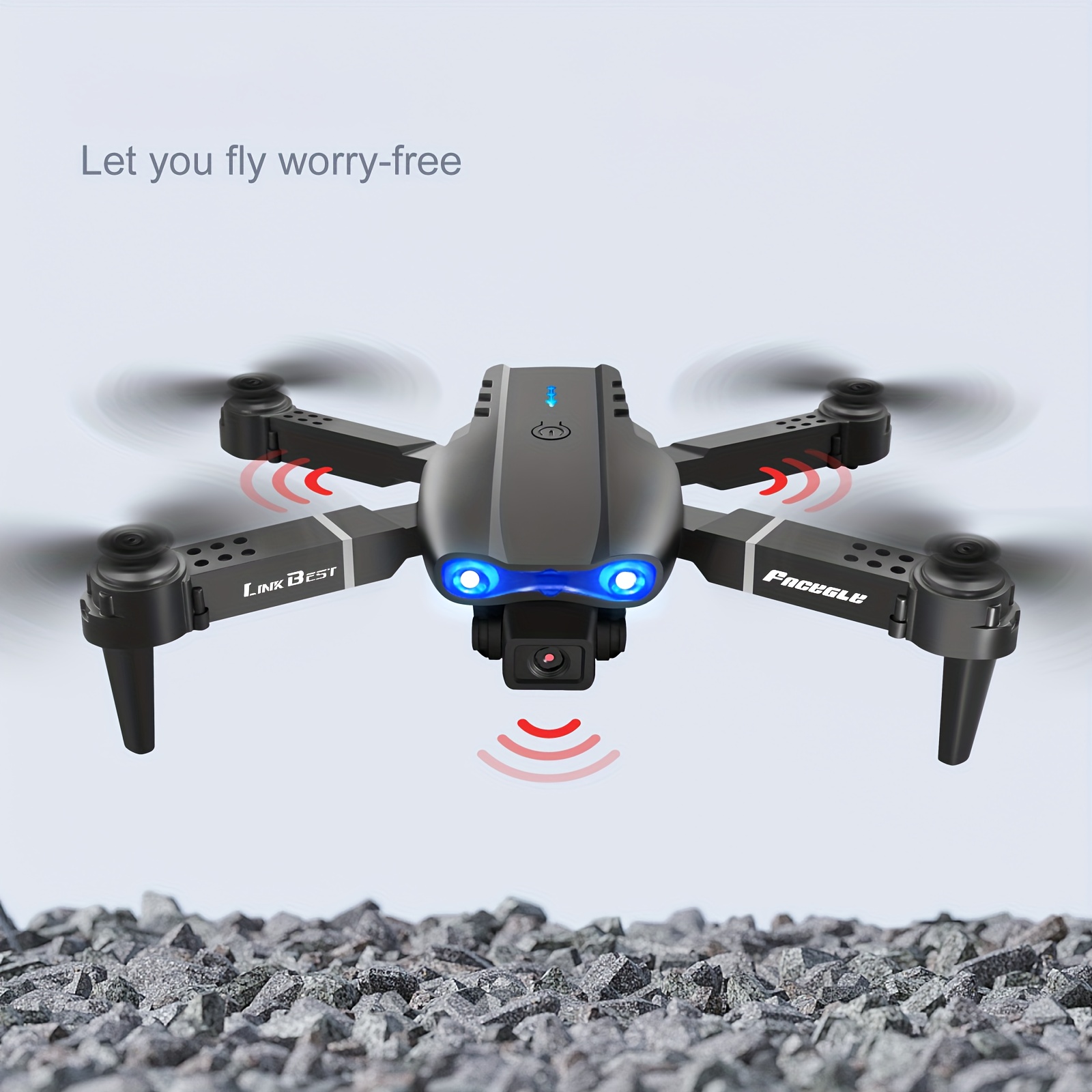 ["Material Novo e Atualizado"] Drone E99 com Câmara Dupla, Corpo Leve de 92G 3