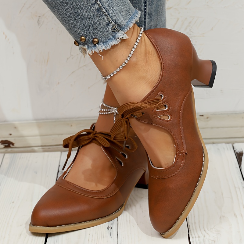 Cutout oxford hot sale heels