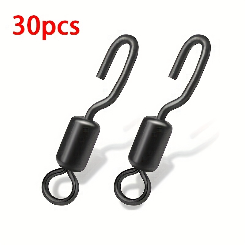 Image of 30pcs Carp Fishing Swivels Quick Change For Carp Fishing Rig Fishing Accessories Terminal Tackle