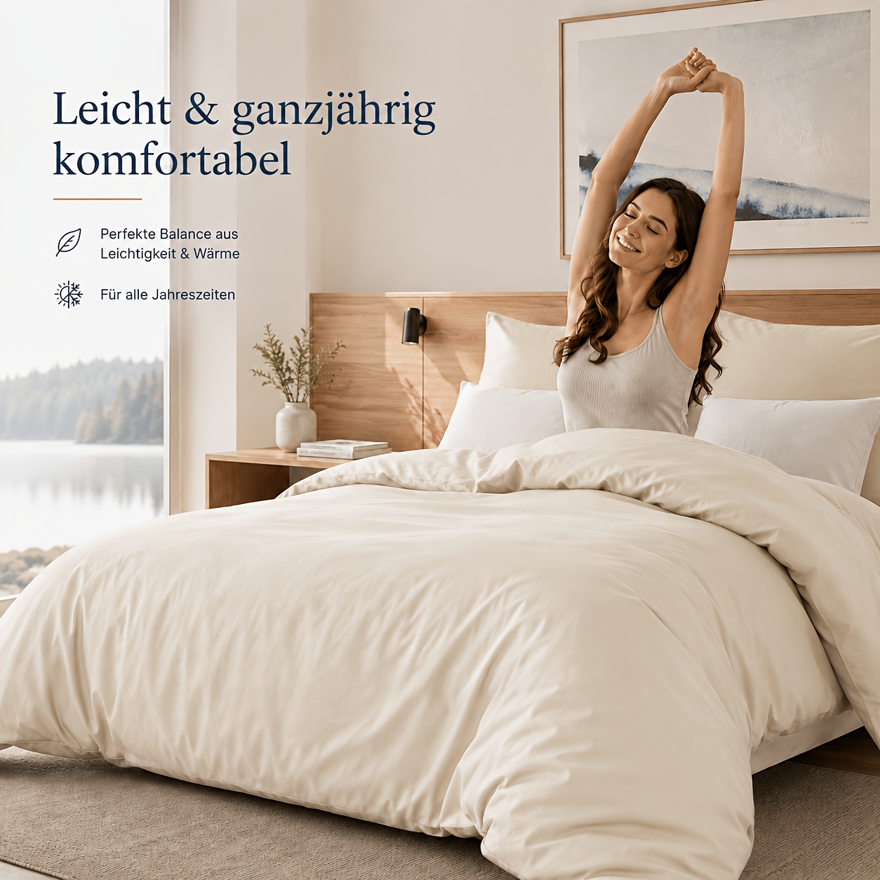 Luxury 100% Duvet Cover Set, 2/3pcs Hotel- Bedding, Smooth Breathable Skin-friendly Fabric, Summer-friendly , Includes Pillowcase, Zipper, Machine Washable, -tex Certified Solid Color Bed For