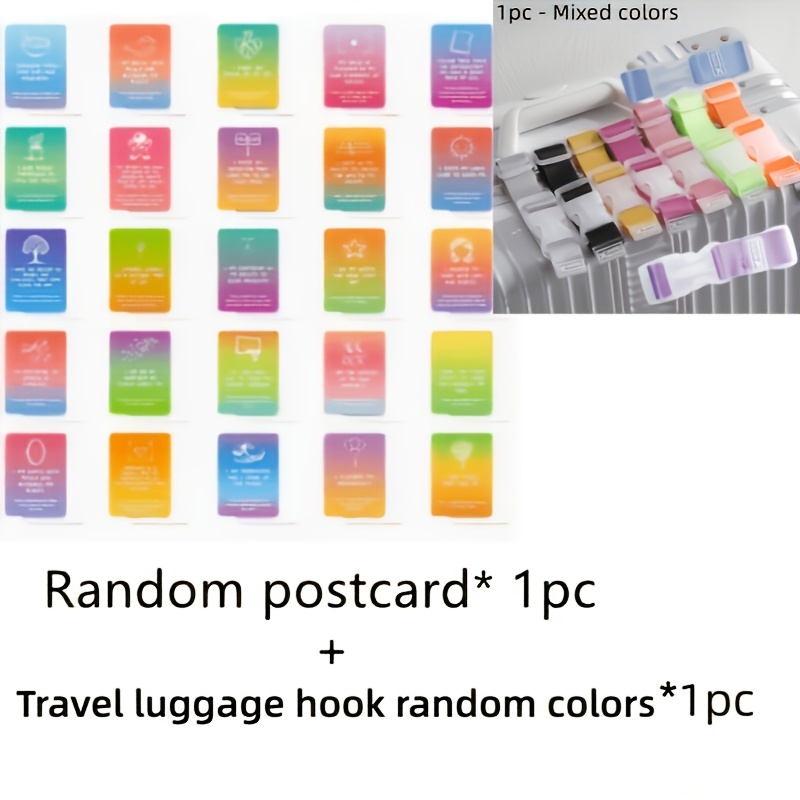 Travel Luggage Hook [random Color] - Small Suitcase Travel Accessory (for Airplanes) - (random Style)