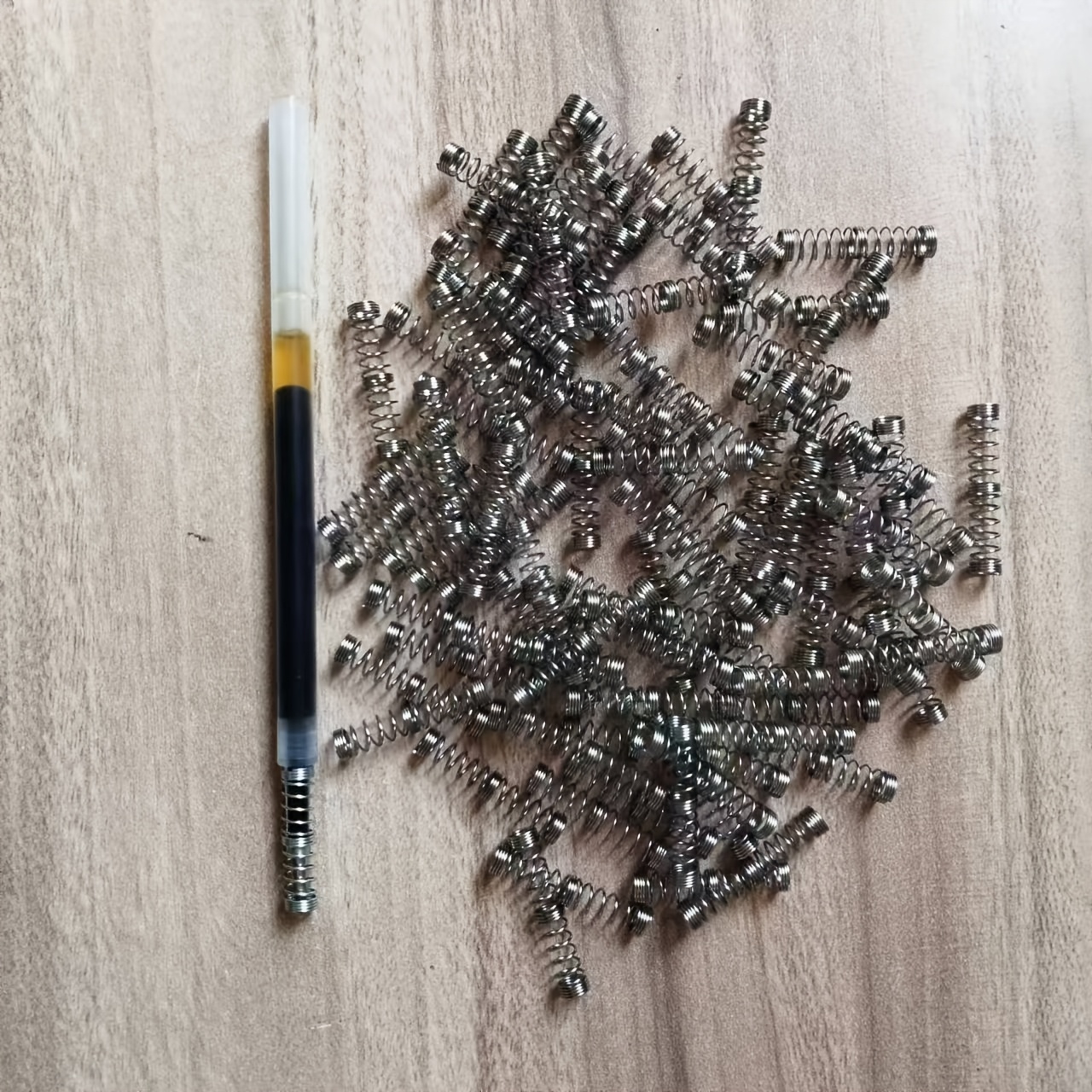 TEMU 20 pezzi di molle di compressione in acciaio inossidabile per penna a , molla di ricarica a pressione, parti di ricambio per strumenti di