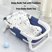 portable folding bath with and thermometer drainage hole durable foldable bathtub for to details 1