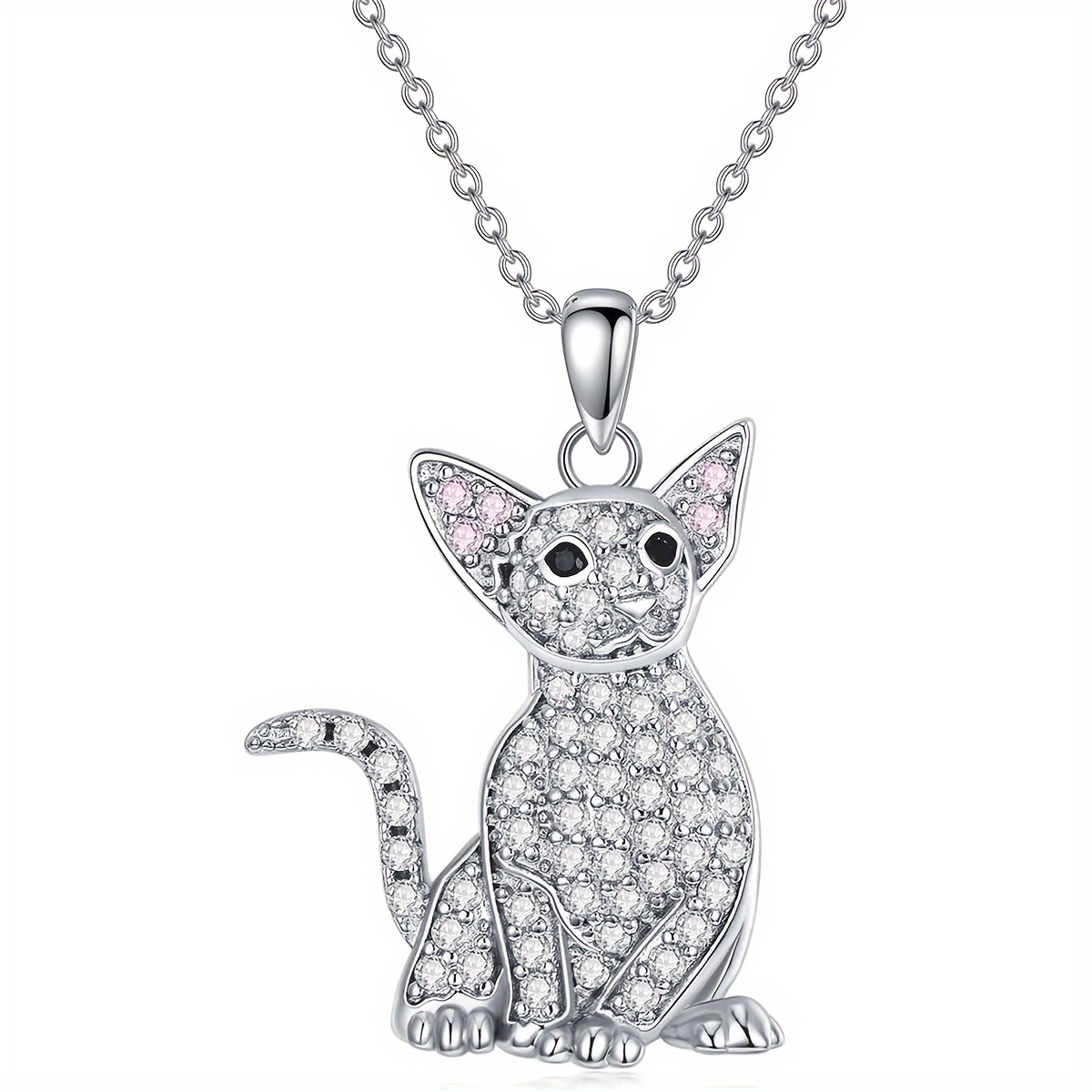 Lot De 6 Chaînes Téléphone En Forme De Chat – Pendentifs Mignons, Décoration Maison Ou Arbre De Noël