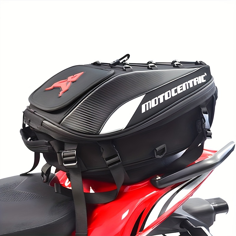 Sacoche de selle de moto universelle, sac à dos étanche pour casque de  moto, sac de rangement pour casque intégral, sac latéral.