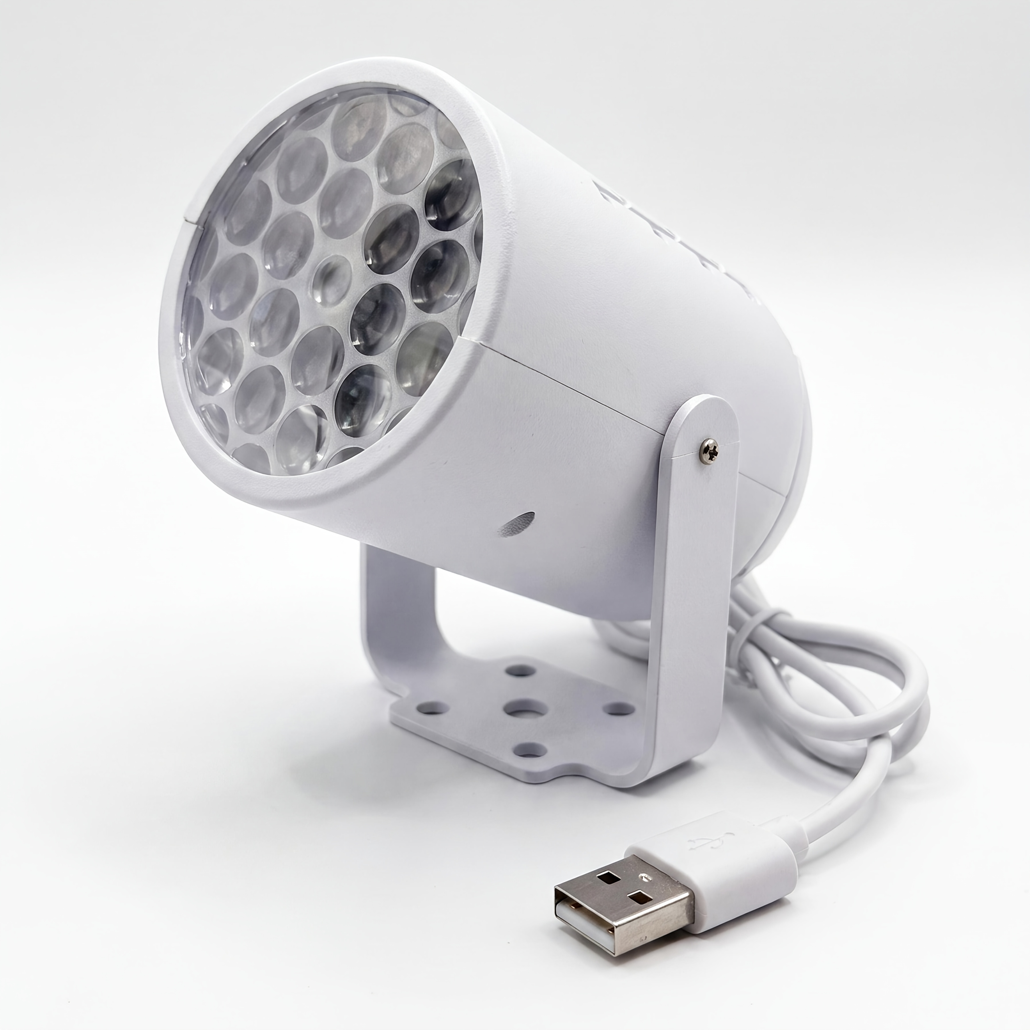 TEMU 1pc Christmas Projection Night Light, Led Decorative Lighting Projector, 360° Rotating Table Lamp, Multi-angle Projection Light, Usb Powered,