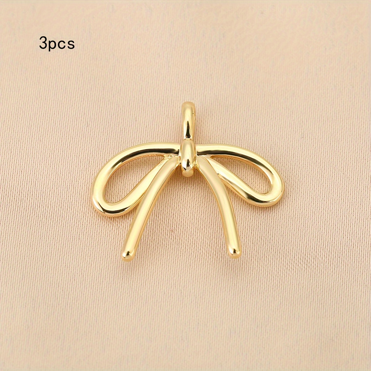 3pcs, European And American Simple And Versatile Fashion Temperament Copper Jewelry Diy Pendants, Suitable Like To Assemble Their Own Styles, Suitable For As Gifts