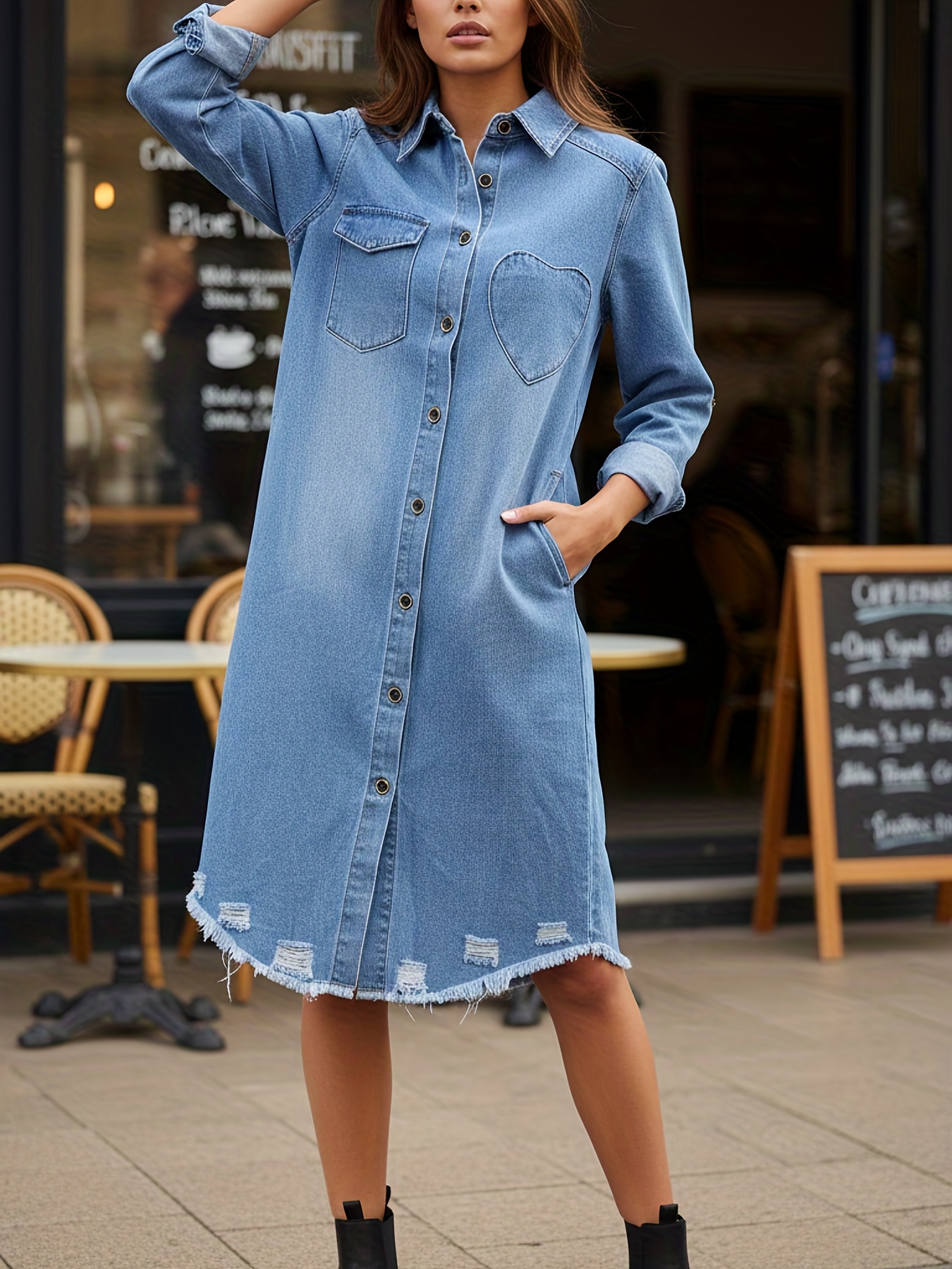 denim dress philippines Buy Mid Blue Lightweight TENCEL Denim Beach Midi Kaftan Dress from Next  Philippines