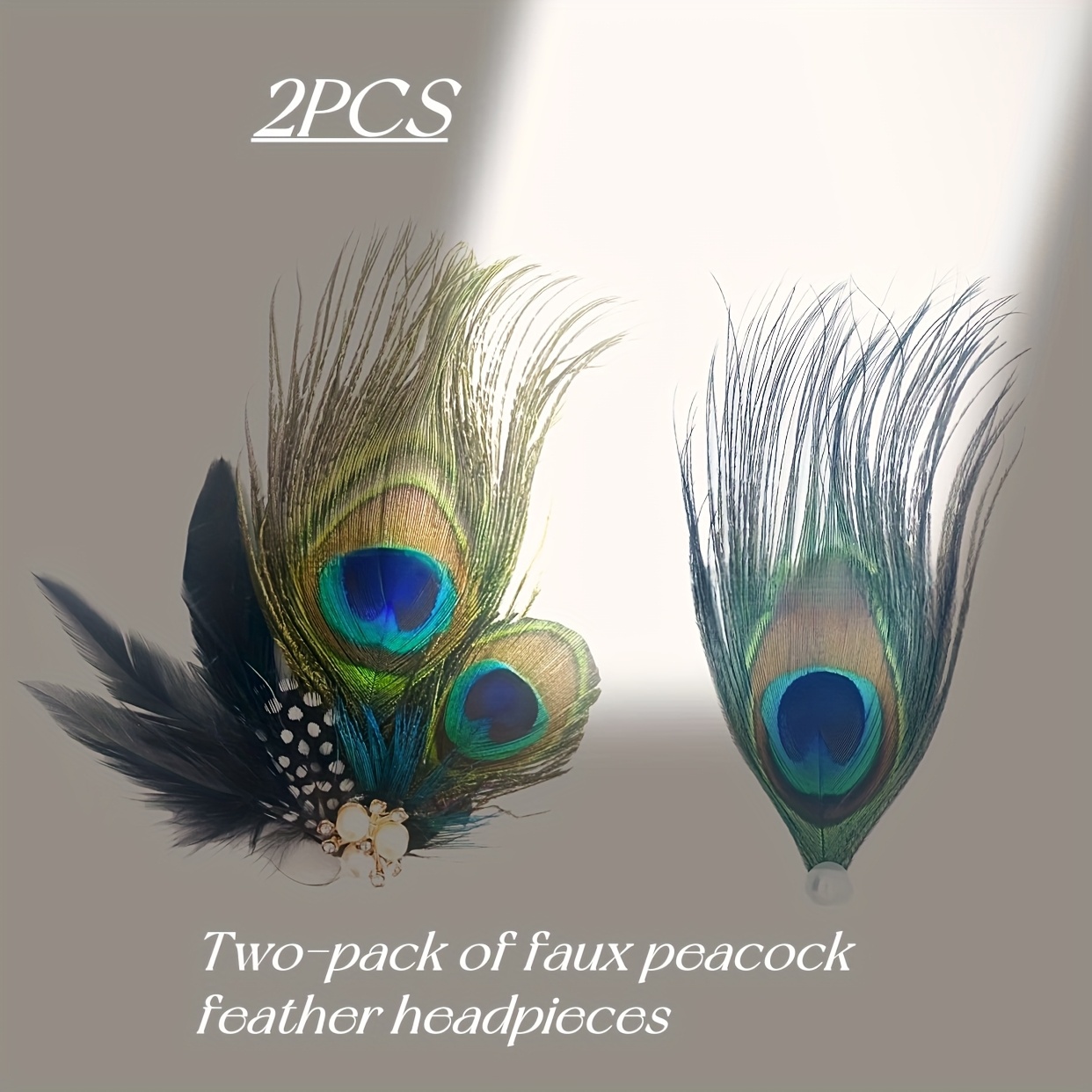 2-pack Artificial Headdress, Suitable For Masquerade Balls And Carnival Party Costumes